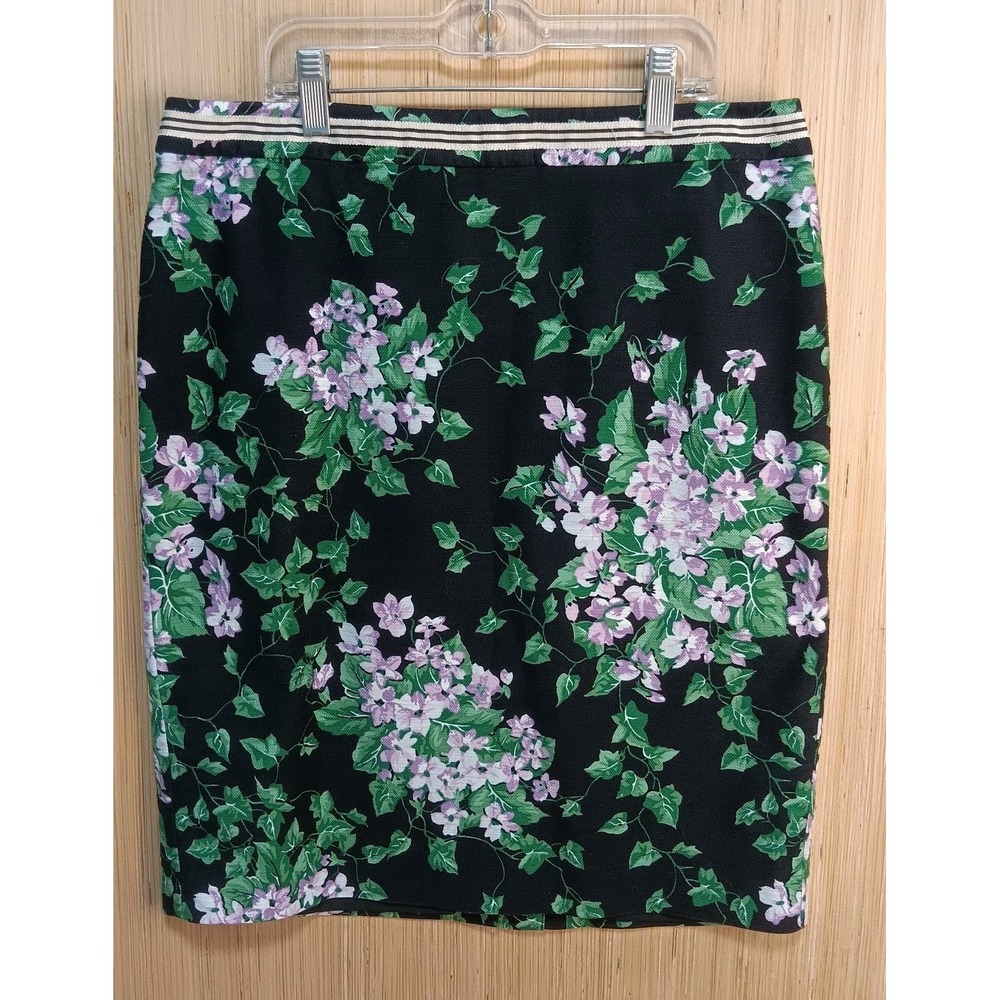 Talbots Sz 10P The Oprah Magazineโ Collection Pencil Skirt Floral Stretch Lined